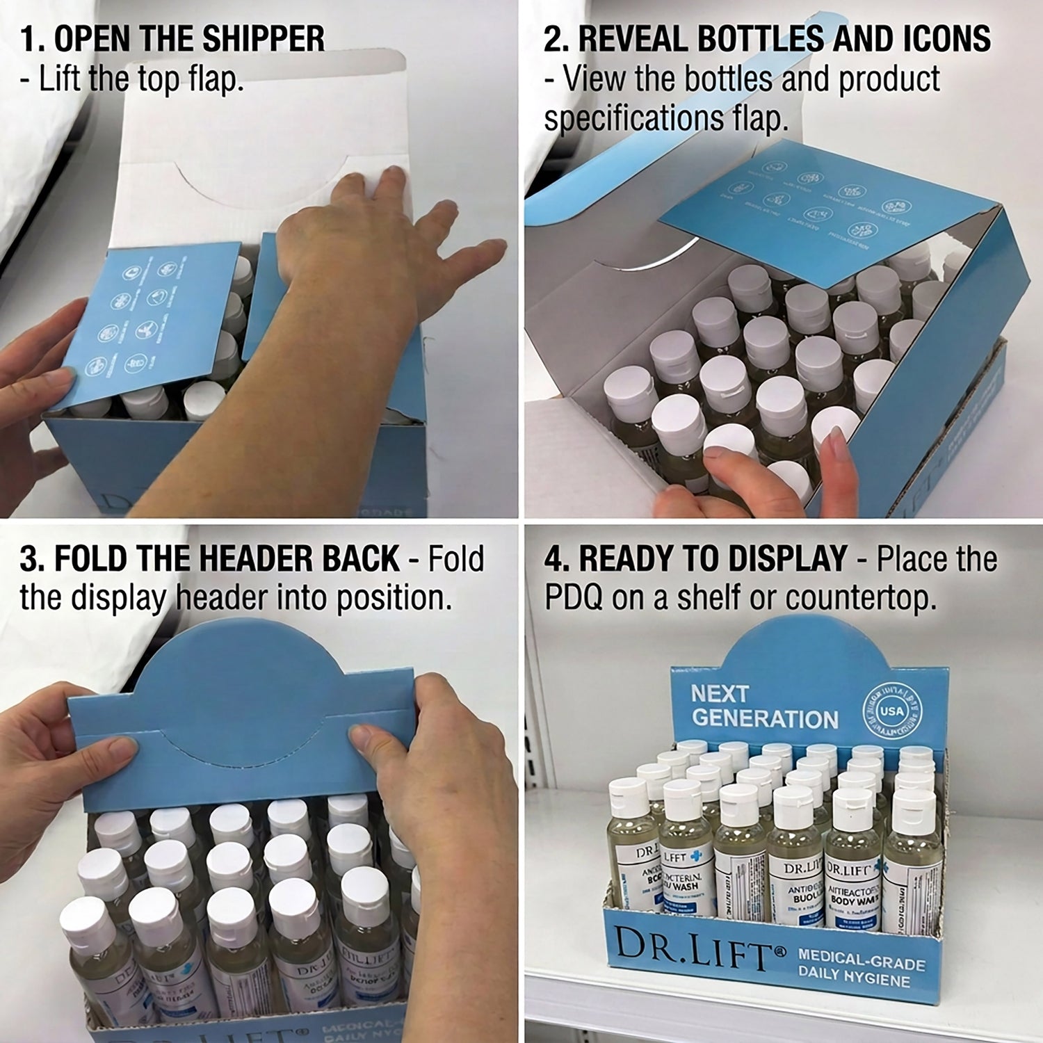 Antibacterial Body Wash - 24 Pack Display product image