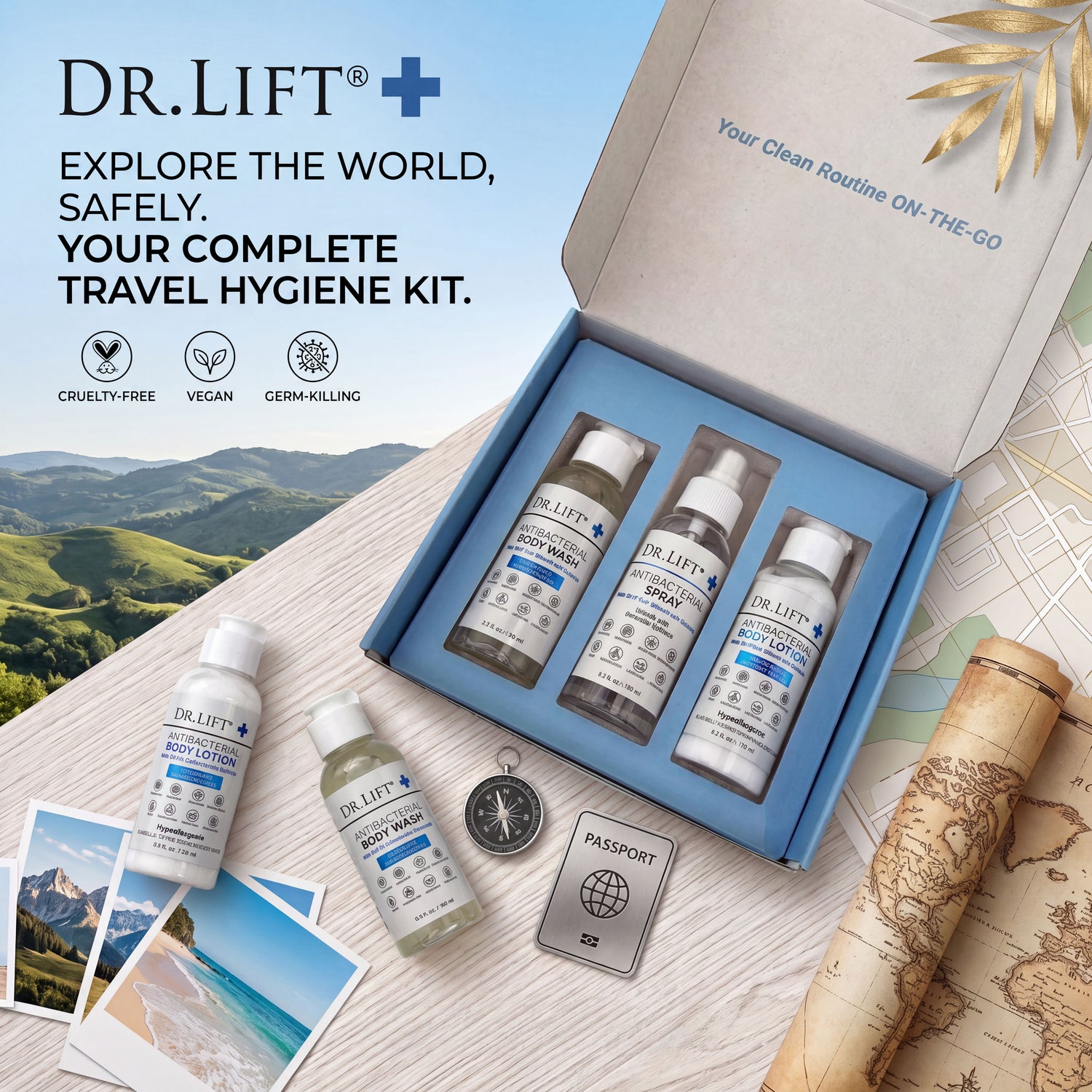 Antibacterial Travel Hygiene Kit product image